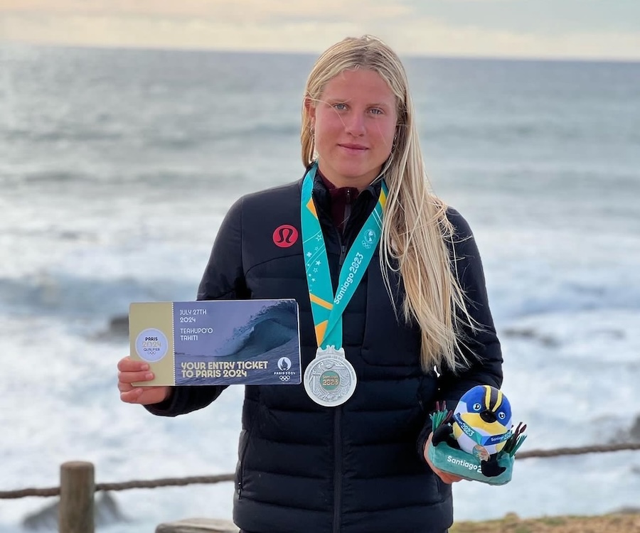 The first-ever surfing athlete named to the Canadian Olympic Team is Sanoa Dempfle-Olin from Tofino, BC. Sanoa will represent Team Canada at the Paris 2024 Olympic Games—July 26 to August 11—when over 10,000 athletes will compete in 329 events and 32 sports, including surfing.
